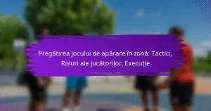 Pregătirea jocului de apărare în zonă: Tactici, Roluri ale jucătorilor, Execuție